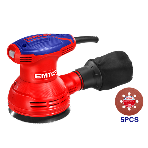 [52 ET ULFSR23201] LIJADORA ORBITAL ELECT INDUSTRIAL 5&quot; 320W 12000RPM - EMTOP